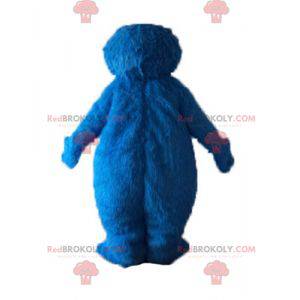 Blue puppet hairy monster Elmo mascot - Redbrokoly.com