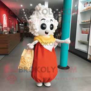  Pop Corn maskot kostume...