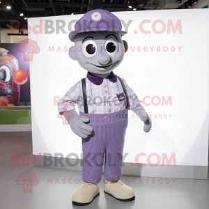 Gray Grape mascotte kostuum...