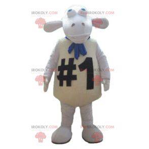 Very funny and original big white sheep mascot - Redbrokoly.com