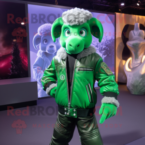 Green Ram mascotte kostuum...