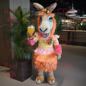 Peach Donkey mascotte...