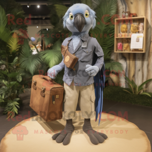Gray Macaw mascotte kostuum...