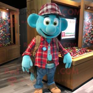 Cyan Raspberry mascotte...