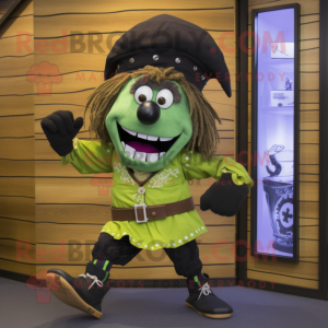 Mascotte de Pirate Olive...