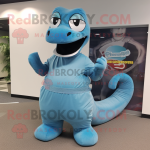 Sky Blue Titanoboa mascotte...