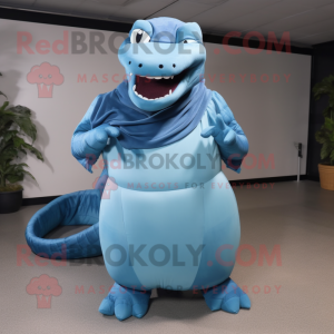 Sky Blue Titanoboa mascotte...