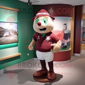 Maroon Irish Flag maskot...