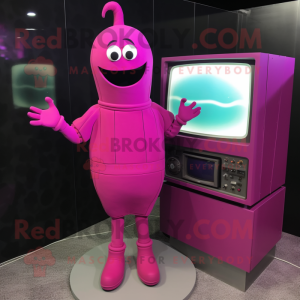 Magenta TV maskot kostyme...