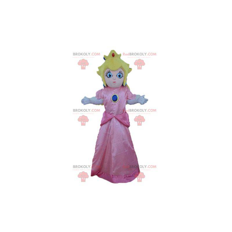 Mascot Princess Peach famous Mario character - Redbrokoly.com