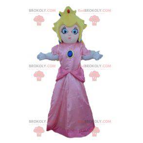 Mascot Princess Peach famous Mario character - Redbrokoly.com
