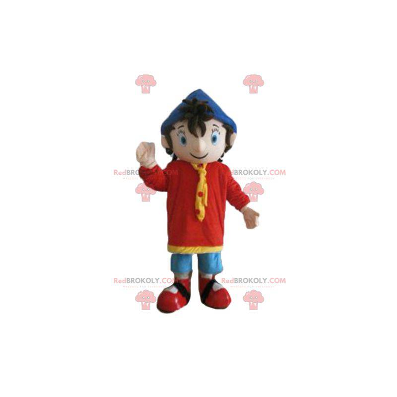 Noddy beroemde stripfiguur mascotte - Redbrokoly.com