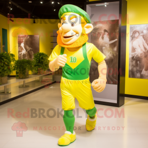 Citrongul Leprechaun maskot...