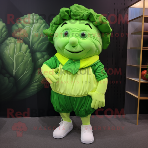 Lime Green Cabbage Leaf...