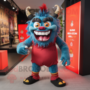  Demon mascotte kostuum...