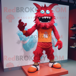  Demon mascotte kostuum...