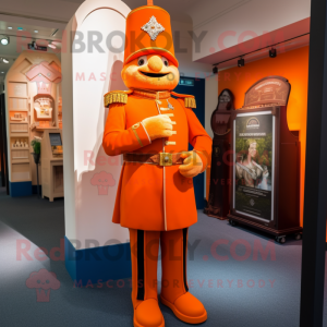 Orange britisk Royal Guard...