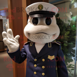 Navy Frog mascotte kostuum...