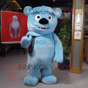 Sky Blue Ice mascotte...