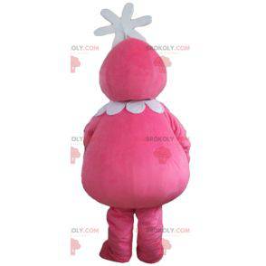 Barbabelle maskot berømt rosa karakter av Barbapapa -