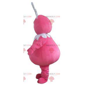 Barbabelle mascot famous pink character of Barbapapa -