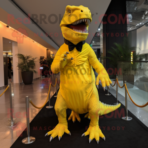 Citrongul T Rex maskot...