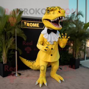 Citrongul T Rex maskot...