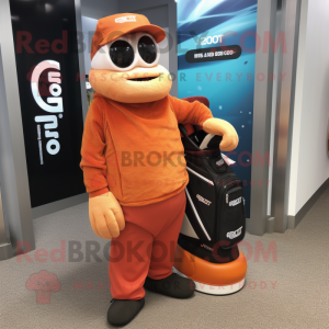 Rust Golf Bag maskot...