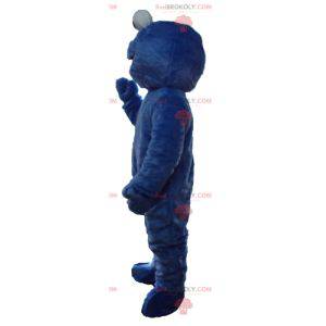 Mascotte d'Elmo célèbre marionnette bleue de Rue Sésame -