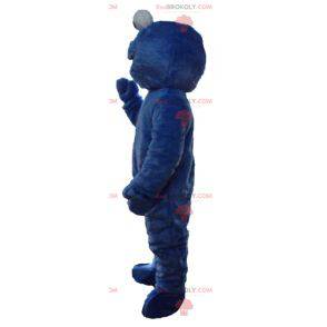 Mascotte d'Elmo célèbre marionnette bleue de Rue Sésame -