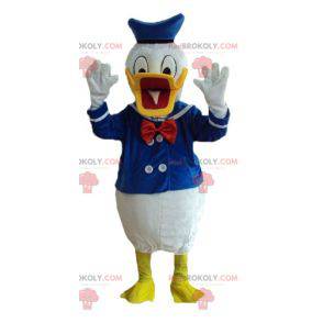 Donald Duck famous duck mascot dressed as a sailor -