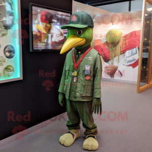 Green Woodpecker mascotte...