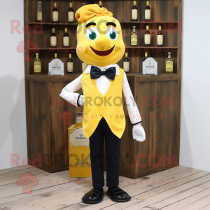 Crème fles mosterd mascotte...