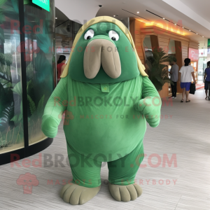 Forest Green Walrus maskot...