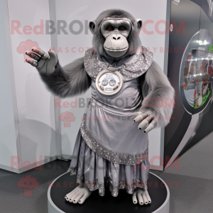 Silver Chimpansee mascotte...