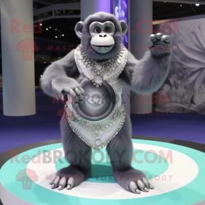 Silver Chimpansee mascotte...