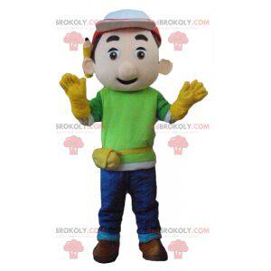 Byggeleder arbejdstager maskot - Redbrokoly.com