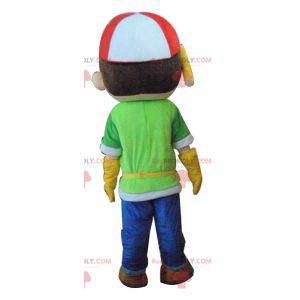 Mascotte d'ouvrier de chef de chantier - Redbrokoly.com