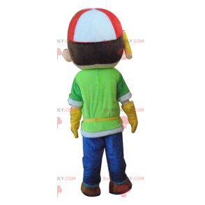 Byggeleder arbejdstager maskot - Redbrokoly.com