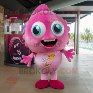 Roze Ceviche mascotte...