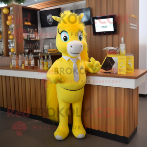 Lemon Yellow Mare maskot...