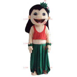 Lilo beroemde Tahitiaanse mascotte van Lilo en Stitch -