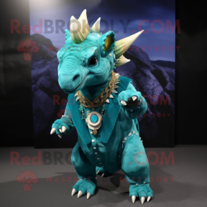 Turquoise Triceratops...