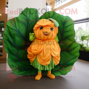 Orange Cabbage Leaf...