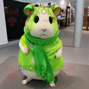 Lime Green Hamster mascotte...