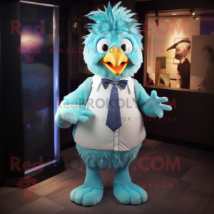 Cyan Chicken mascotte...