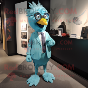 Cyan Chicken mascotte...