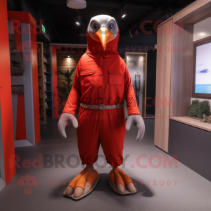 Red Albatross maskot...