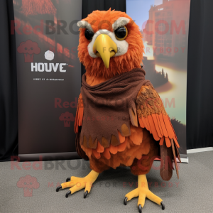 Rust Hawk mascotte kostuum...