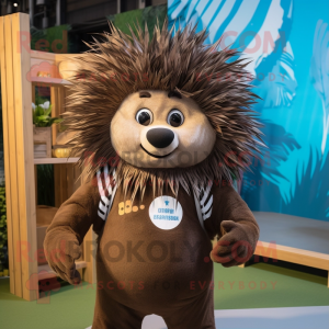 Brown Porcupine mascotte...